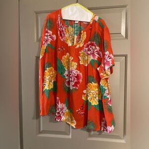 Plus size, Old Navy, floral top